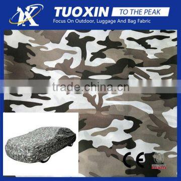 UV Resistant light camouflage silver coated polyester taffeta for car cover