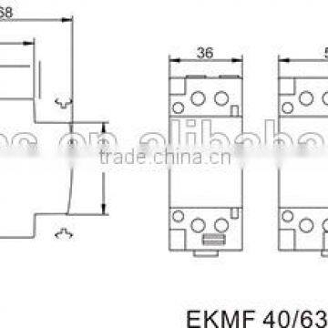 MCB Circuit Breaker for DIN Rails,Modular Contactor photo-2