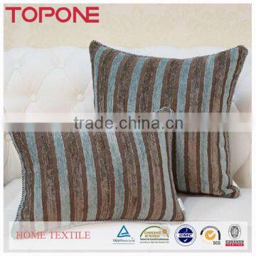 Plain Striped Decorative Cheap Home Sofa Cushions Bed Backrest Cushion