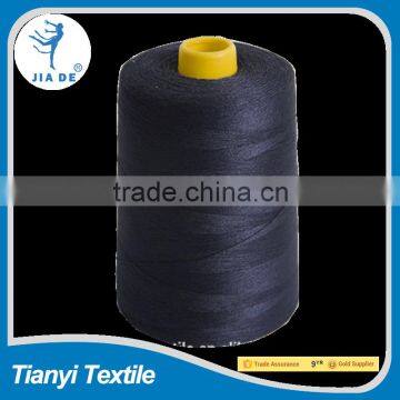 black polyester sewing thread
