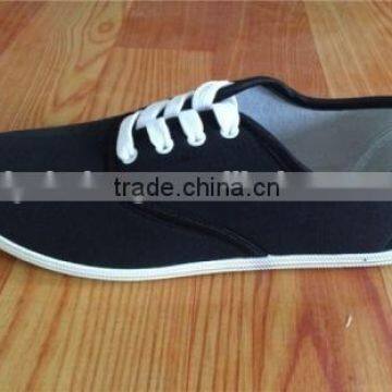 Cheap injection canvas shoes, comfortable canvas sneaker, Pvc flat injection shoes