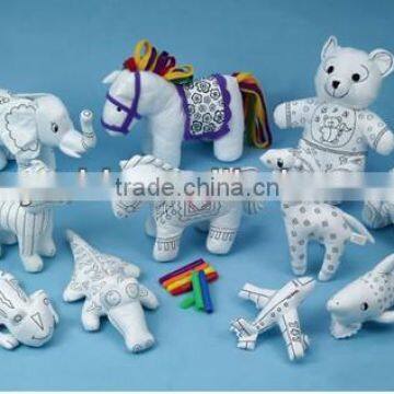 DIY Washable Painting Animal Stuffed Toy