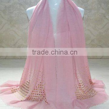 Wholesale Cotton Stone Beads Fashion Muslim Scarves photo-6