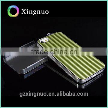 corrugated line aluminium metal PC bumper frame case for iphone 6