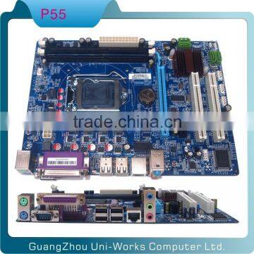 MIcro-ATX LGA1156 DDR3 P55 4 sata Motherboard