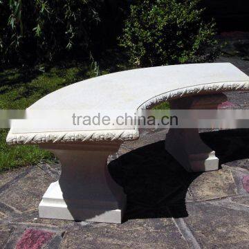 High Quality Patio Furniture Antique Magnesium Oxide Garden Bench