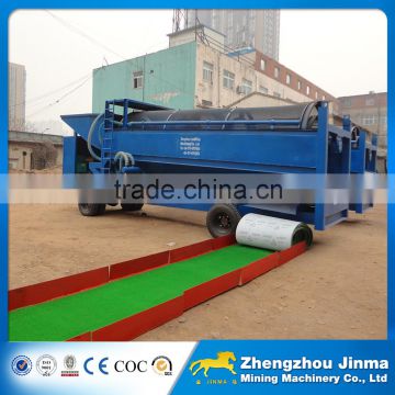 High Quality gold trommel scrubber for alluvial gold washing