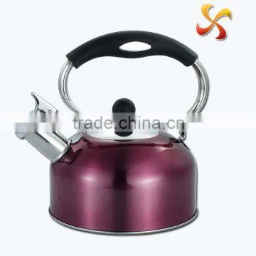 1.8L professional steam jacketed kettle with full color coating tea pot