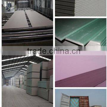 manufacture competitive price gypsum board/gypsum plaster board/drywall board with good quality