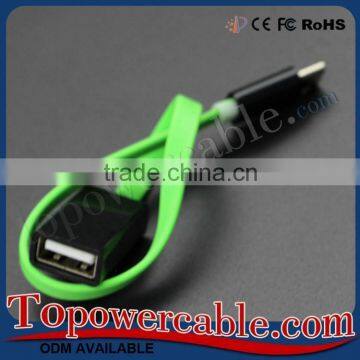 Quick Charge and High Speed Flat USB Type C to USB Cable For Phone