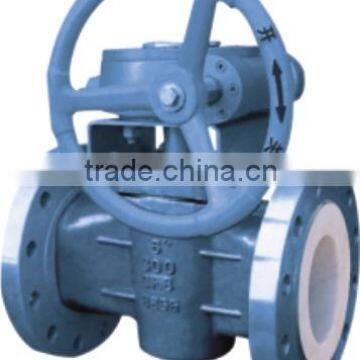 WCB Lined PFA Plug Valve