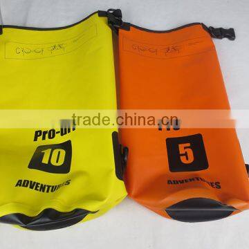 different size dry tube bag waterproof for swimming