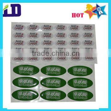 Dome Label With Permanent Sticker photo-3