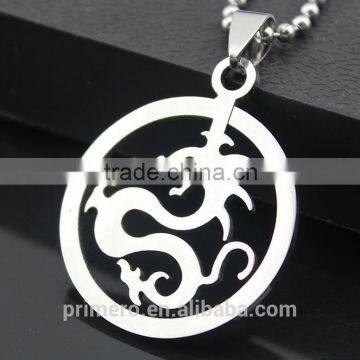 316L Stainless Steel Dragon Pendant Necklace Fashion Pterosaur Necklaces Summer Fine Men Jewelry photo-6