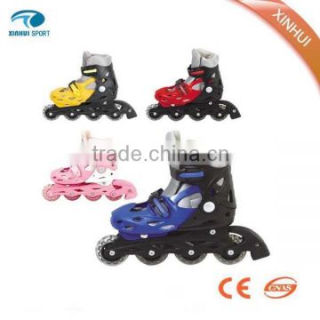 fashion shoes skate roller, 4 wheels roller shoes with retractable button