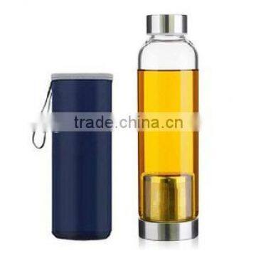 2015 Teawares Handmade Pyrex Wholesale Portable Water Filter Bottle