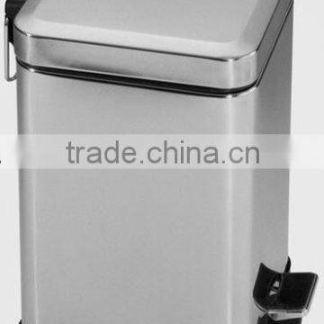 high quality foot pedal stainless steel kitchen dustbin