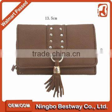 Fashion Leather Teen Wallets/Faux Leather Travel Wallet /Cheap Wallets for Girls photo-2