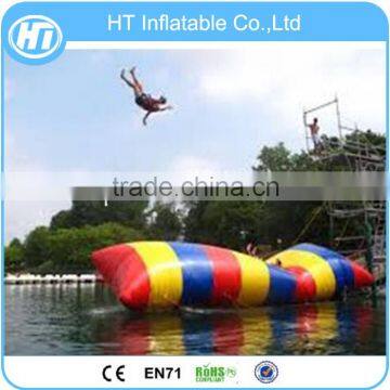 Inflatable bouncer Water Jump Blob , Inflatable Water Jumping Pillow For Water Trampoline