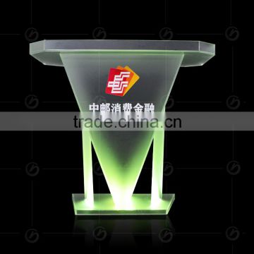 experienced manufacturer modern design acrylic speech podium