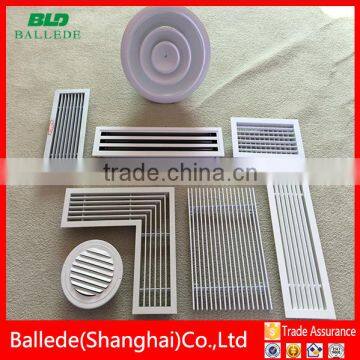 modern design air grille in HVAC system