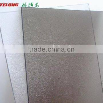 Embossed polycarbonate sheet