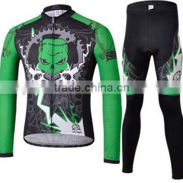 Custom winter cycling jacket/Useful Waterproof Design Cycling Wear/winter cycle clothing lycra,long jersey cycling