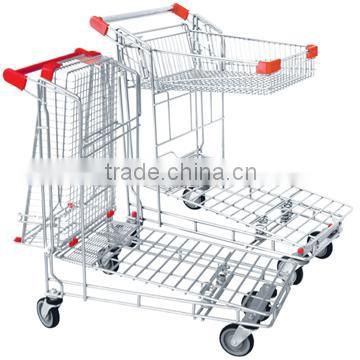 Js-Twt04 Professional factory heavy duty metal Warehouse trolley