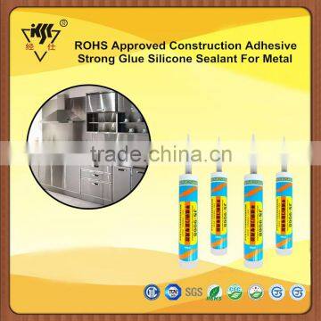 ROHS Approved Construction Adhesive Strong Glue Silicone Sealant For Metal to Metal