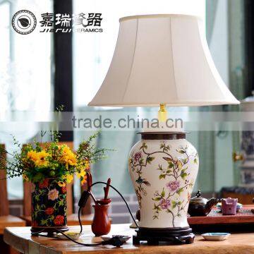 Vintage Pure Handpainted Ceramic table Lamp for home & hotel