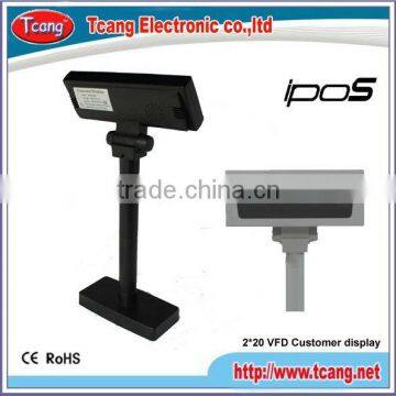 2016 quality port vfd customer Indoor POS LED Display