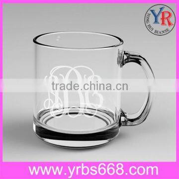 Sublimation Glass Tea Cup Tumbler Logo Print Company Gift