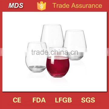 Home goods custom stemless wine glass cup for drinking                        
                                                Quality Choice