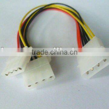 ATX Big 4PIN M to 4PIN F*2 spliter cable