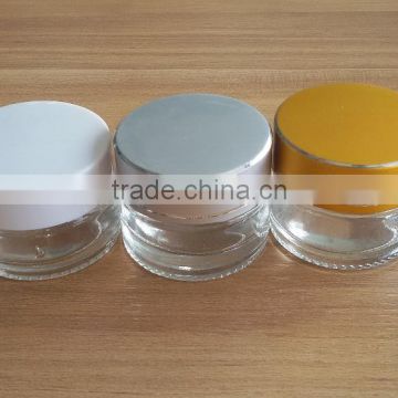 15ml Cosmetic Clear Glass Empty Cream Jar