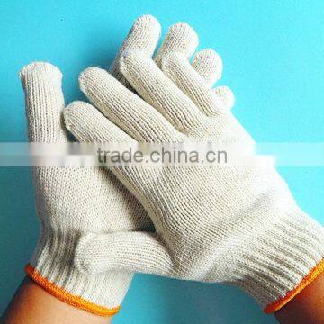 2014 new 7 gauge working knitted gloves safety gloves cotton gloves