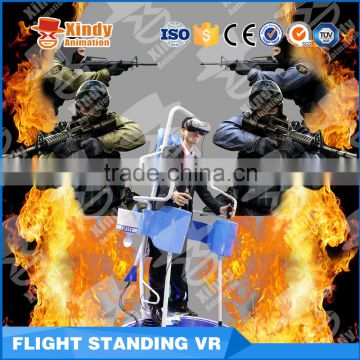 Entertainment Machines Interactive 9D Cinema System Amusement Park Simulator Flight Standing Virtual Reality