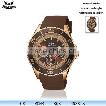 2013 new style fashion quartz leather watch men
