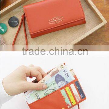 Korea Brand Iconic Smart Phone in Purse Travel Purses Pouch for Teens Two Folding Tote Wallet photo-4