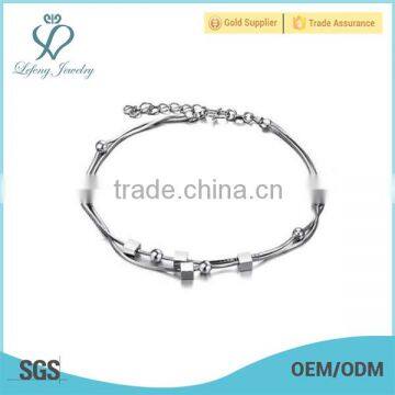 Hot sale jewelry platinum plated ankle chains platinum anklet price