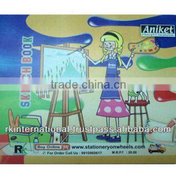 colorful sketch book