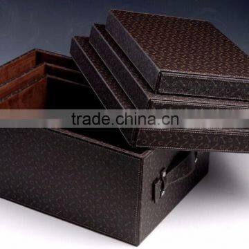 wooden paper file box--3 sets