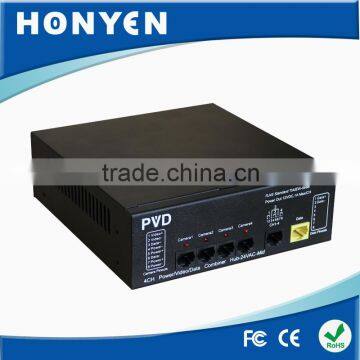 Power Video Data surveillance 4 CH CCTV video balun HY-PV704J