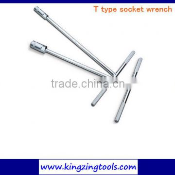 Chrome vanadium material T type socket spanner wrench