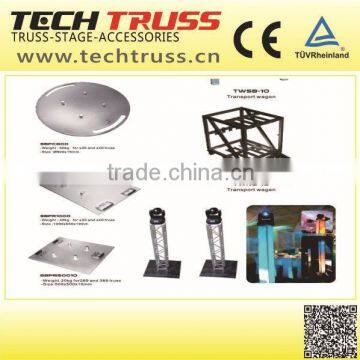 1000*500*10mm Rectangle Base Plate for B30/C40 Truss