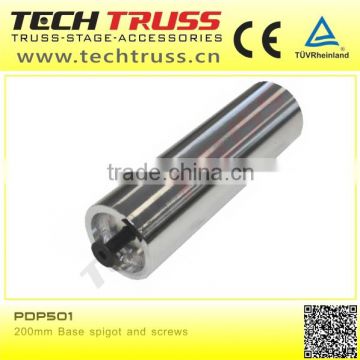 pipe drape 200mm base spigot and screw