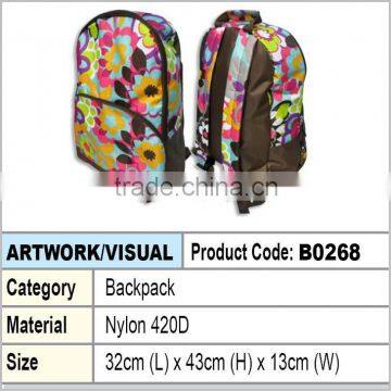 Nylon Day Backpack / backpack bag