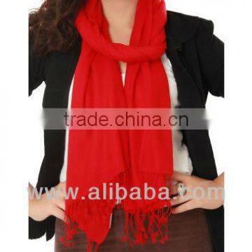 Nepali Pashmina Cashmere Shawl (Red)