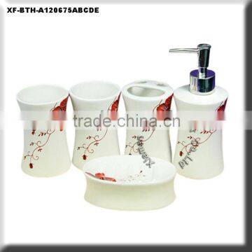 5 pcs ceramic bathroom fixture