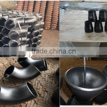 GI pipe and fittings &90 degree LR&SR seamless pipe elbowDN15-DN600